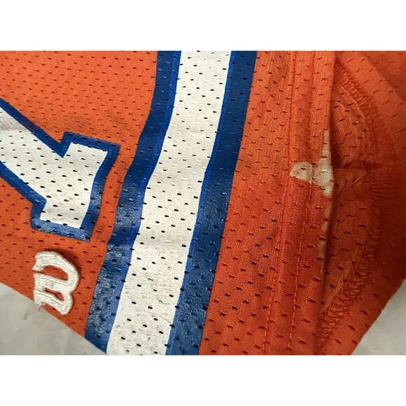 Denver Broncos John Elway Vintage #7 NFL Wilson Jersey USA Made Adult XL 1980s - Picture 10 of 12